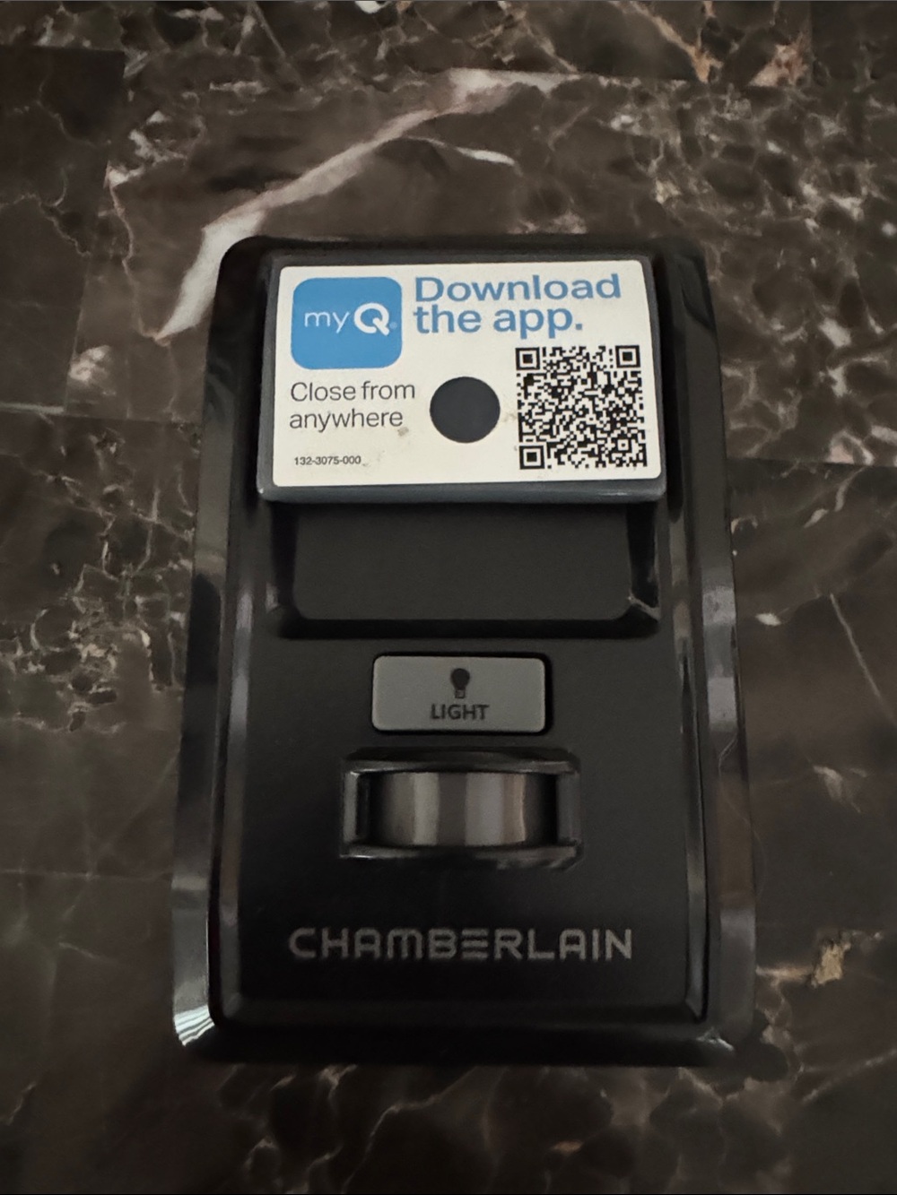 Chamberlain Black Garage Door Opener Wall Control with myQ